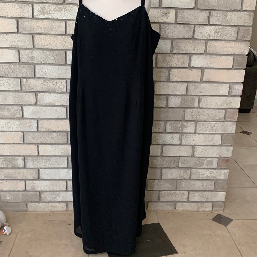 Black maxi dress 22w